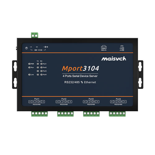 Консольный сервер RS-485 - Mport3104 - Maisvch - ЛВС / ModBUS RTU / RS-422