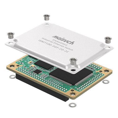 Управляемый модуль переключателей Ethernet - ISM7100-3GF-2D-2C - Maisvch - 10 портов / уровня 2 / гигабит
