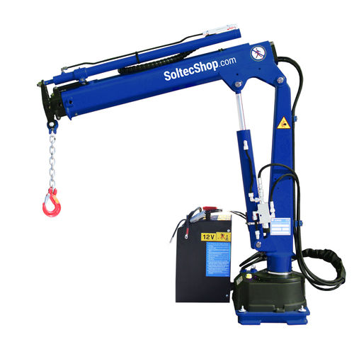 Легкий мини-кран - 50 - Soltec srl - фиксированный / с шарниром / для строительства