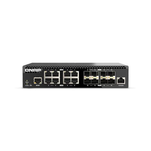 Управляемый коммутатор Ethernet - QSW-M3216R-8S8T - QNAP - 16 портов / уровня 2 / 2,5 GbE