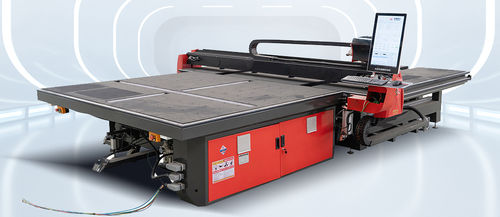 Станок для резки стекла - CNC series - Shandong Truetec Machinery Co., Ltd. - с алмазом / для пластин / ЧПУ