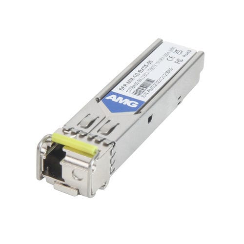 Приемопередатчик Ethernet - SFP-MM-1G-BX05-55 - AMG Systems - для наблюдения / SFP / для передачи данных