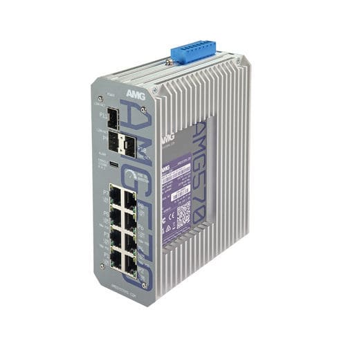Управляемый коммутатор Ethernet - AMG570-4GBT-4G-3S-P190-LV - AMG Systems - 11 портов / Gigabit Ethernet / уровня 3