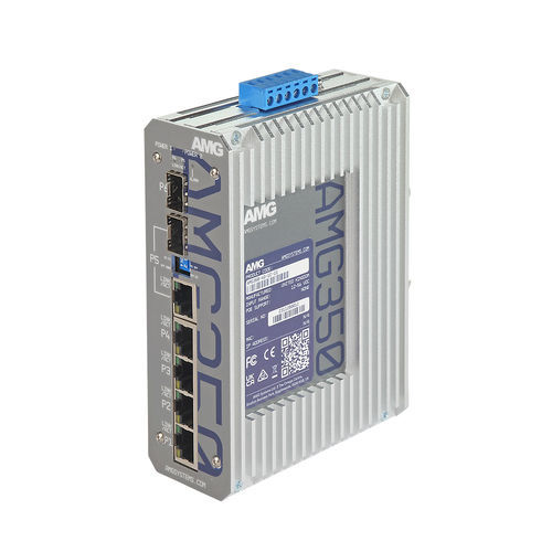 Неуправляемый коммутатор Ethernet - AMG350-4G-1C-1S - AMG Systems - 16 портов / DIN-рейка / настенный