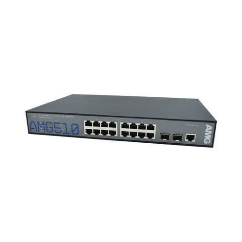 Управляемый коммутатор Ethernet - AMG510-16G-2S - AMG Systems - 18 портов / Gigabit Ethernet / гигабит