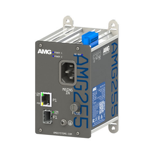 Преобразователь среда - AMG255-1GAT-1S-P30 - AMG Systems - Ethernet / Gigabit Ethernet / на DIN-рейке