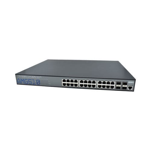 Управляемый коммутатор Ethernet - AMG510-22GAT-2CAT-2S-P460 - AMG Systems - 26 портов / Gigabit Ethernet / уровня 3