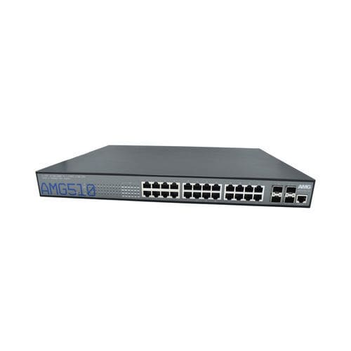 Управляемый коммутатор Ethernet - AMG510-24GAT-4XS-P460 - AMG Systems - 28 портов / Gigabit Ethernet / гигабит