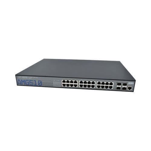 Управляемый коммутатор Ethernet - AMG510-8GBT-16GAT-4XS-P460 - AMG Systems - 28 портов / Gigabit Ethernet / уровня 3