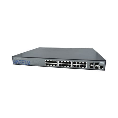 Управляемый коммутатор Ethernet - AMG510-24G-4XS-RP - AMG Systems - 28 портов / Gigabit Ethernet / уровня 3