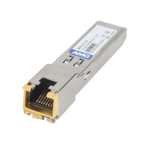 Приемопередатчик Ethernet - SFP-CU-1G - AMG Systems - для наблюдения / SFP / для передачи данных