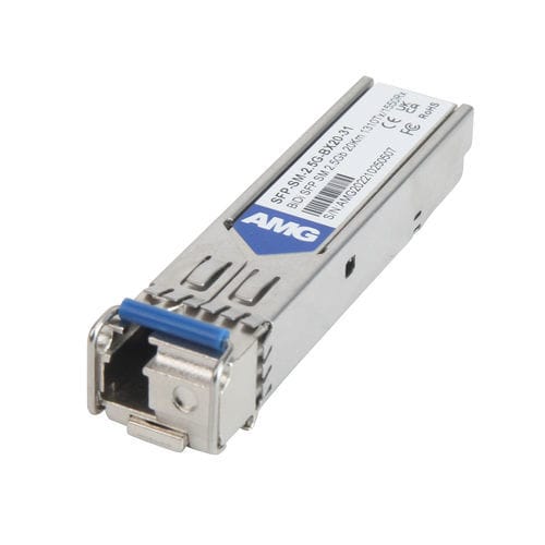 Приемопередатчик Ethernet - SFP-SM-2.5G-BX20-31 - AMG Systems - для наблюдения / SFP / для передачи данных