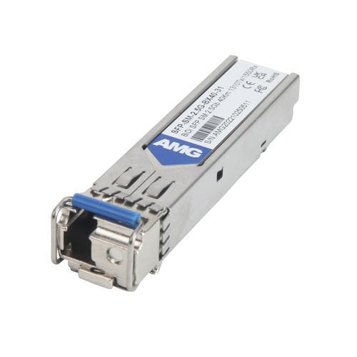 Приемопередатчик Ethernet - SFP-SM-2.5G-BX40-31 - AMG Systems - для наблюдения / SFP / высокая скорость