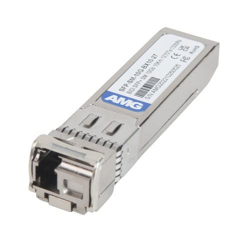 Приемопередатчик Ethernet - SFP-SM-10G-BX10-27 - AMG Systems - для наблюдения / SFP / для передачи данных