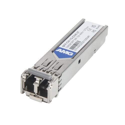 Приемопередатчик Ethernet - SFP-CW-1G-EX40-27 - AMG Systems - для наблюдения / SFP / для передачи данных