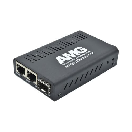 Преобразователь среда - AMG210M-2G-1S - AMG Systems - среда Ethernet / Gigabit Ethernet / компактный