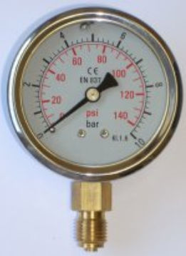 Манометр со шкалой - MICX - PROTAIS-VIGIL  HYDROPNEU TECHNOLOGIC - из латуни / из нержавеющей стали / для газа