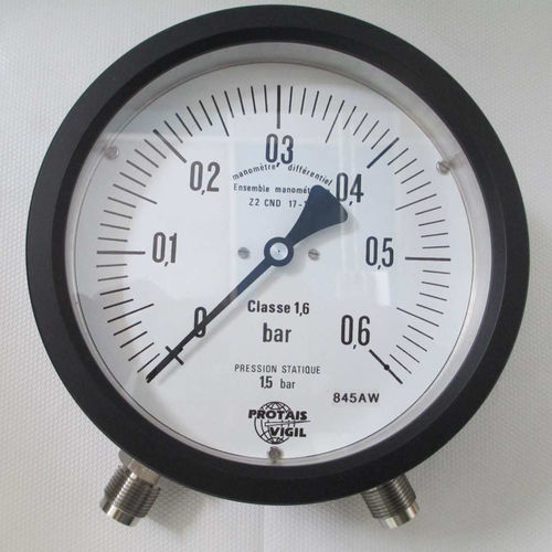 Дифференциальный манометр - M2 series - PROTAIS-VIGIL  HYDROPNEU TECHNOLOGIC - со шкалой / из латуни / для газа