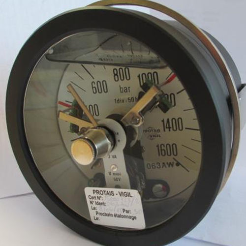Манометр со шкалой - ILS - 53 - PROTAIS-VIGIL  HYDROPNEU TECHNOLOGIC - G 1/2 / из стекла / из латуни