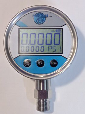 Абсолютный манометр - PVQYB108/118 - PROTAIS-VIGIL  HYDROPNEU TECHNOLOGIC - относительный / цифровой / монтаж сзади