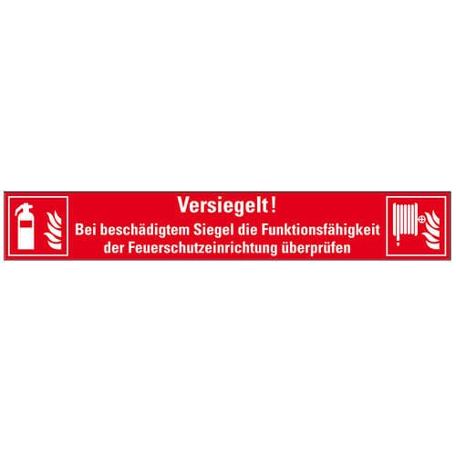 Охранная пломба самоклеящаяся - 24416 - Kroschke sign-international GmbH - из бумаги / противопожарная защита