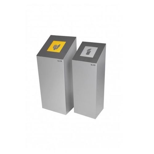 Мусорный контейнер с крышкой - T03U14 - Recycleoffice - защищенный / герметичный
