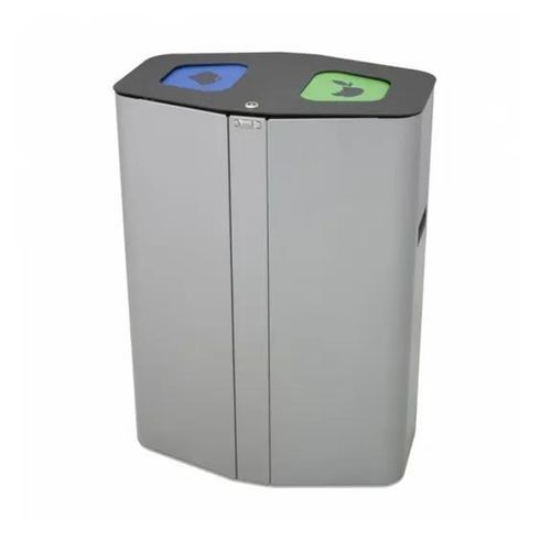 Мусорный контейнер для переработки - T02E40 - Recycleoffice - с крышкой