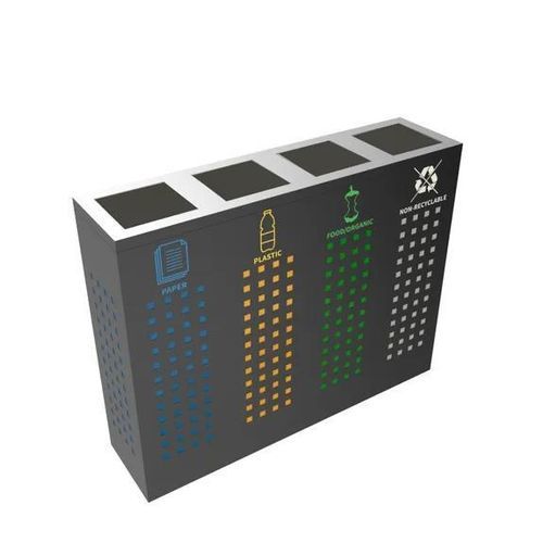 Мусорный контейнер из пластика - Albris 4 flux - Recycleoffice - для пластиковых материалов / для бумаги / для переработки
