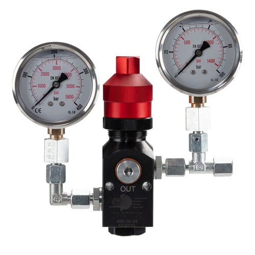 Клапан давления - DP-K-002-0000 series  - Dosier- und Prüftechnik GmbH - с контролируемым приводом / для регуляции / для снижения давления