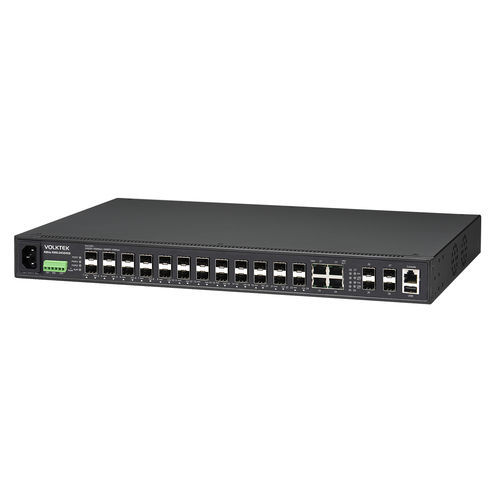 Управляемый коммутатор Ethernet - 6500-24GS4XS series - Volktek - 20 портов / Gigabit Ethernet / для монтажа в стойку