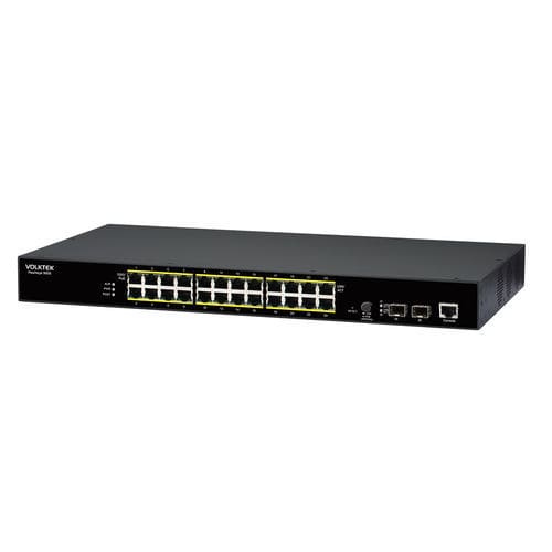 Управляемый коммутатор Ethernet - 9005-24GP2GS series - Volktek - 24 порта PoE / монтаж на стойку / для интерьера