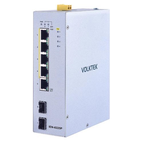 Неуправляемый коммутатор Ethernet - IEN-8225P-24V - Volktek - 6 портов / ProfiNet / Ethernet TCP/IP