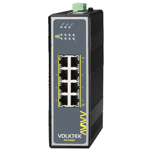 Неуправляемый коммутатор Ethernet - IEN-8408P-24V - Volktek - 8 портов / ProfiNet / Ethernet TCP/IP