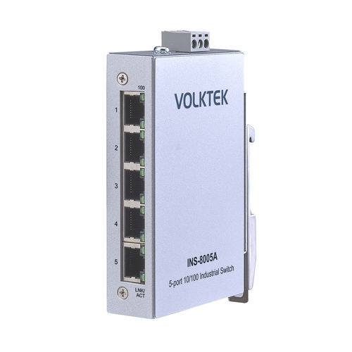 Неуправляемый коммутатор Ethernet - INS-8005A - Volktek - 5 портов / на DIN-рейке / настенный