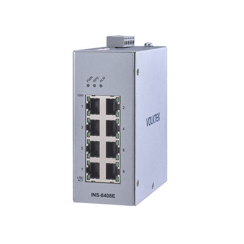 Неуправляемый коммутатор Ethernet - INS-8408E - Volktek - 8 портов / ProfiNet / Ethernet TCP/IP