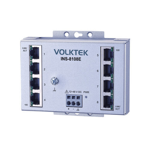 Неуправляемый коммутатор Ethernet - INS-8108E - Volktek - 8 портов / ProfiNet / Ethernet TCP/IP