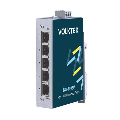 Коммутатор Ethernet DNV - INS-8005M - Volktek - неуправляемый / 5 портов / на DIN-рейке