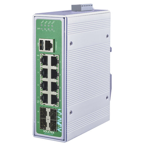 Управляемый коммутатор Ethernet - IEN-9648-PN - Volktek - 12 портов / Gigabit Ethernet / ProfiNet