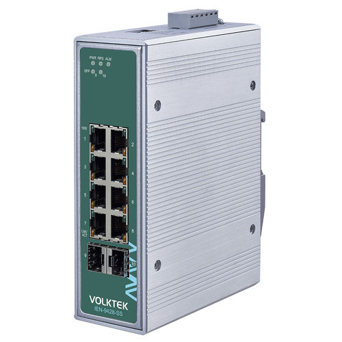 Неуправляемый коммутатор Ethernet - IEN-9428-SS - Volktek - 10 портов / Gigabit Ethernet / ProfiNet