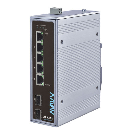 Неуправляемый коммутатор Ethernet - IEN-9425-RW - Volktek - 7 портов / Gigabit Ethernet / ProfiNet