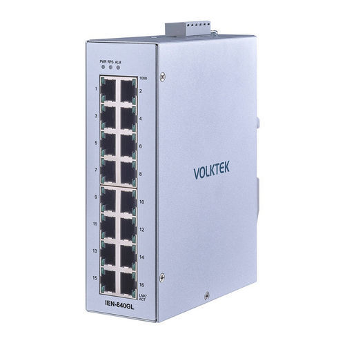 Управляемый коммутатор Ethernet - IEN-840GL - Volktek - 16 портов / на DIN-рейке / настенный