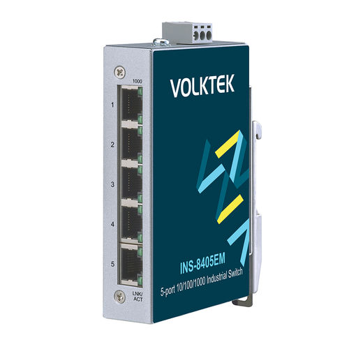 Неуправляемый коммутатор Ethernet - INS-8405EM - Volktek - 5 портов / Gigabit Ethernet / ProfiNet