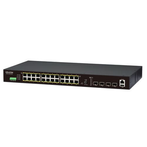 Управляемый коммутатор Ethernet - 9505-24GP4XS - Volktek - 4 порта / 24 порта / уровня 2
