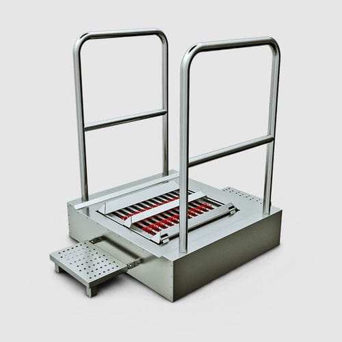 Гигиенический шлюз с чисткой подошв - Sct.HJN02.304.0005 - Sectec Security Technology