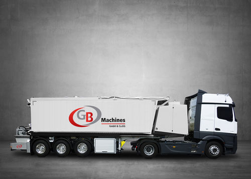Бетоносмеситель для заливки стяжки на полуприцепе - MOBILEMAN D3 - GB Machines
