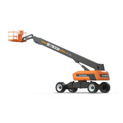 Колесный телескопический подъемник - STL-32J - Changsha Skyboom Heavy Industry - с дизельным двигателем / судостроительной верфи / для строительства