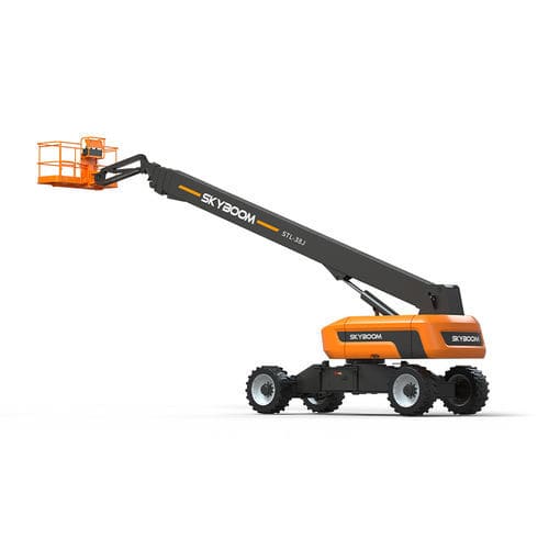 Колесный телескопический подъемник - STL-38J - Changsha Skyboom Heavy Industry - с дизельным двигателем / судостроительной верфи / для строительства