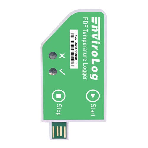 Регистратор данных для измерения температуры - EV-16 - envirolog - USB / без экрана / для применения в пищевой отрасли