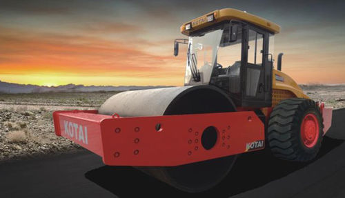 Одноцилиндровый каток - KS225HD-2 - Qingdao Ketai Heavy Industry Machinery Co., LTD., - шарнирный