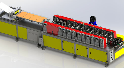 Линия профилирования для профилей - Savany Machine Co., Ltd. - для электрошкафа / автоматическая / контролируемая PLC
